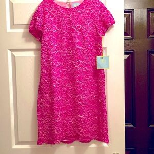 NWT CECE beautiful pink lace with lining dress. Elegance timeless piece